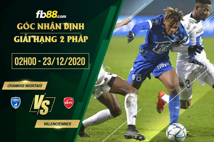 fb88-soi kèo Chamois Niortais vs Valenciennes