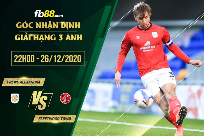 fb88-soi kèo Crewe Alexandra vs Fleetwood Town