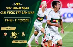 fb88-soi kèo Elche vs Real Madrid