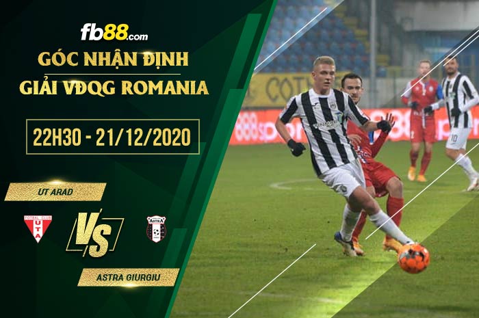 fb88-soi kèo FC UT Arad vs FC Astra Giurgiu