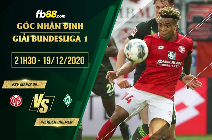 fb88-soi kèo FSV Mainz 05 vs Werder Bremen