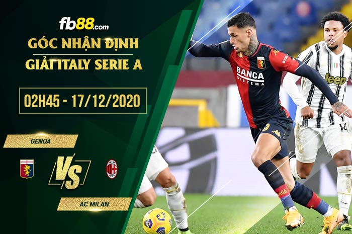 fb88-soi kèo Genoa vs AC Milan