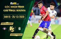 fb88-soi kèo Jorge Wilstermann vs Oriente Petrolero