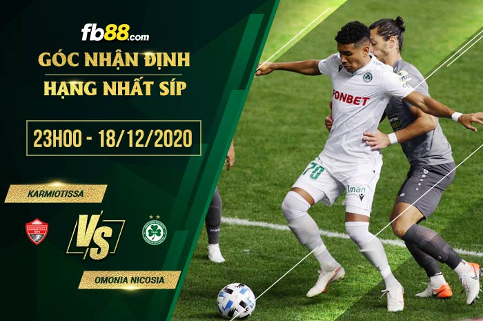 fb88-soi kèo Karmiotissa Polemidion vs Omonia Nicosia