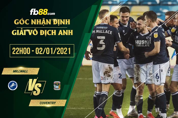 fb88-soi kèo Millwall vs Coventry City