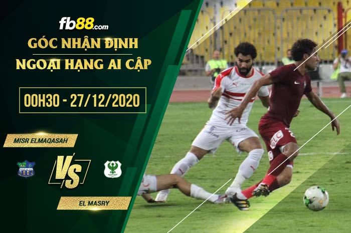 fb88-soi kèo Misr Elmaqasah vs EL Masry
