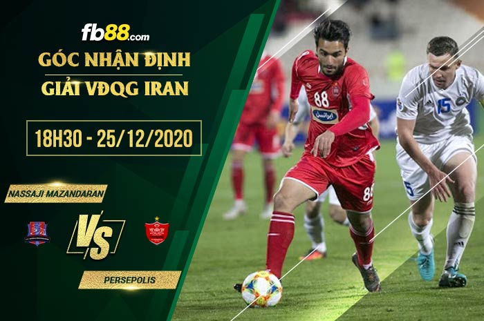 fb88-soi kèo Nassaji Mazandaran vs Persepolis