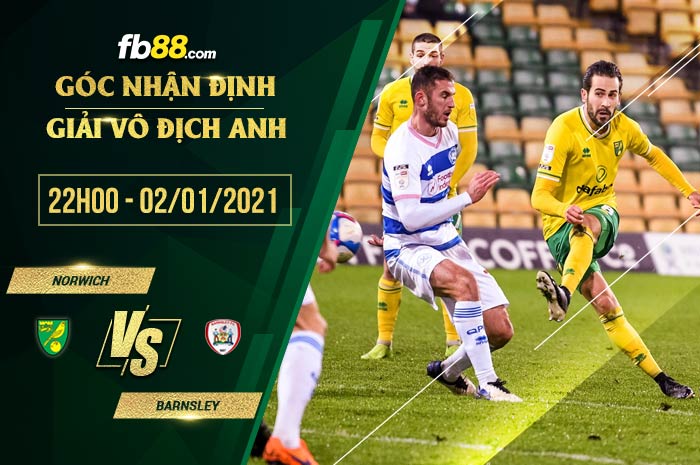 fb88-soi kèo Norwich City vs Barnsley