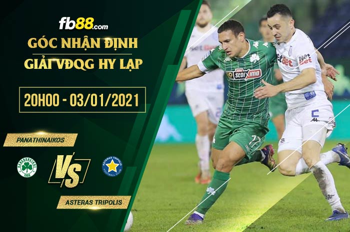 fb88-soi kèo Panathinaikos vs Asteras Tripolis