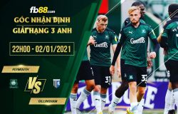 fb88-soi kèo Plymouth Argyle vs Gillingham