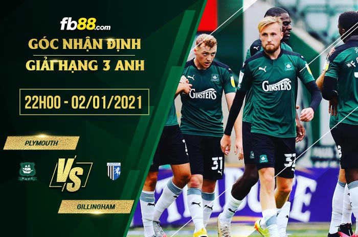 fb88-soi kèo Plymouth Argyle vs Gillingham