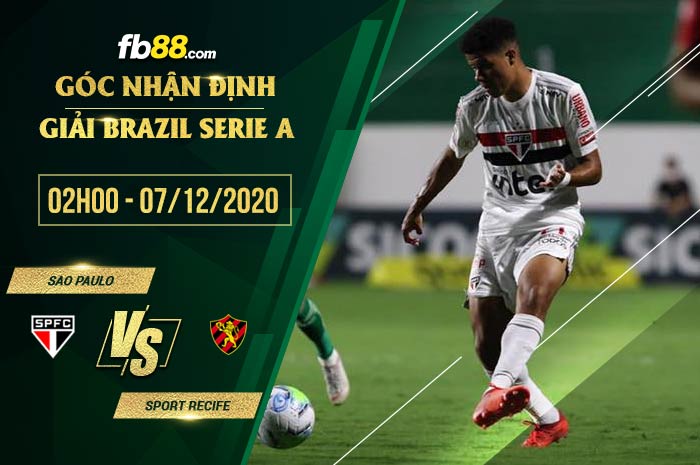 fb88-soi kèo Sao Paulo vs Sport Club Recife