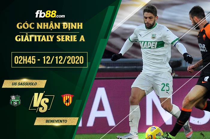 fb88-soi kèo Sassuolo vs Benevento