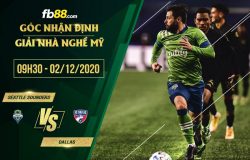 fb88-soi kèo Seattle Sounders vs Dallas
