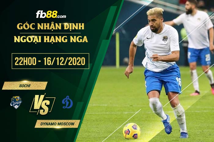 fb88-soi kèo Sochi vs Dynamo Moscow