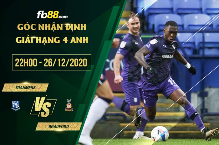 fb88-soi kèo Tranmere Rovers vs Bradford City