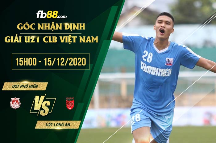 fb88-soi kèo U21 Pho Hien vs U21 Long An