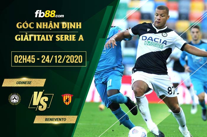fb88-soi kèo Udinese vs Benevento