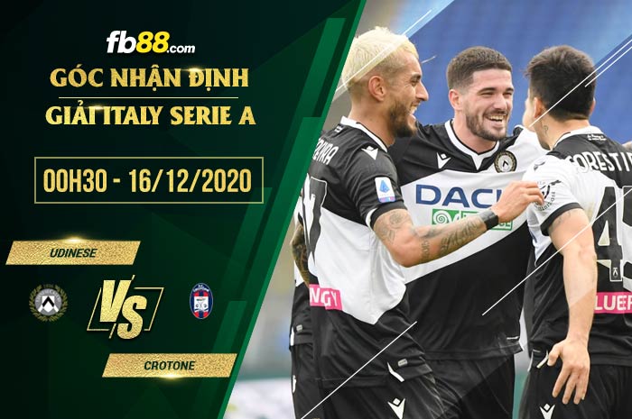 fb88-soi kèo Udinese vs Crotone