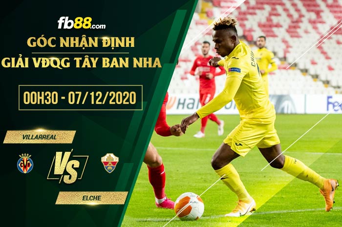 fb88-soi kèo Villarreal vs Elche