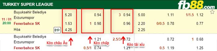 fb88-kèo chấp BB Erzurumspor vs Fenerbahce