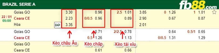 fb88-kèo chấp Goias vs Ceara