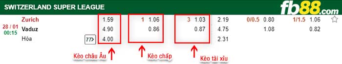fb88-kèo chấp Zurich vs Vaduz