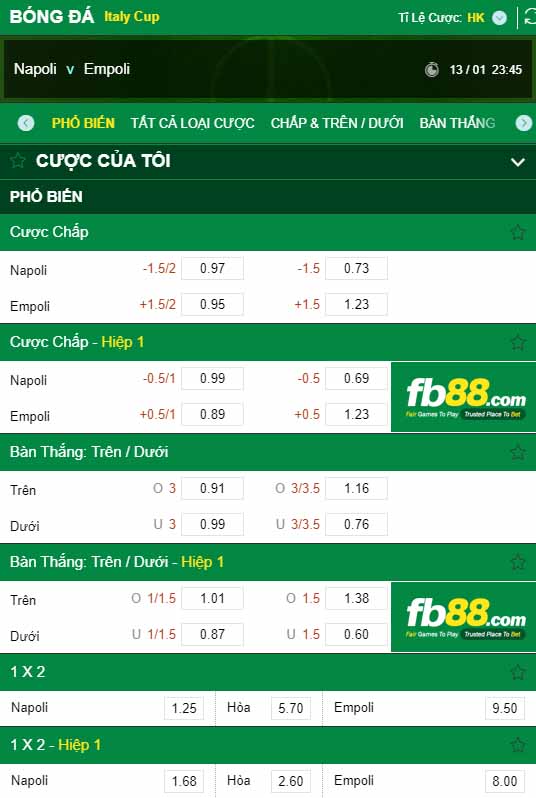 fb88-kèo nhà cái Napoli vs Empoli