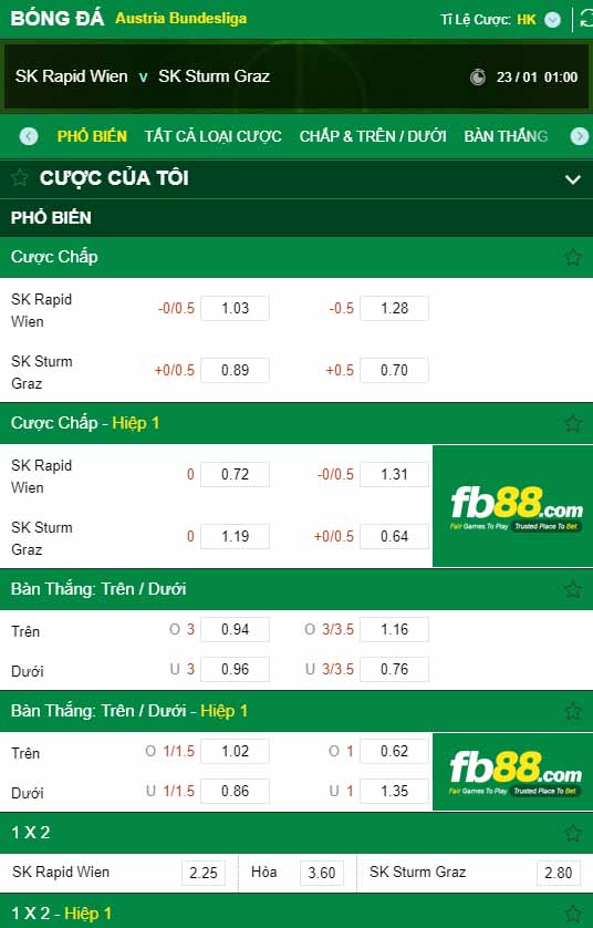 fb88-kèo nhà cái Rapid Wien vs Sturm Graz