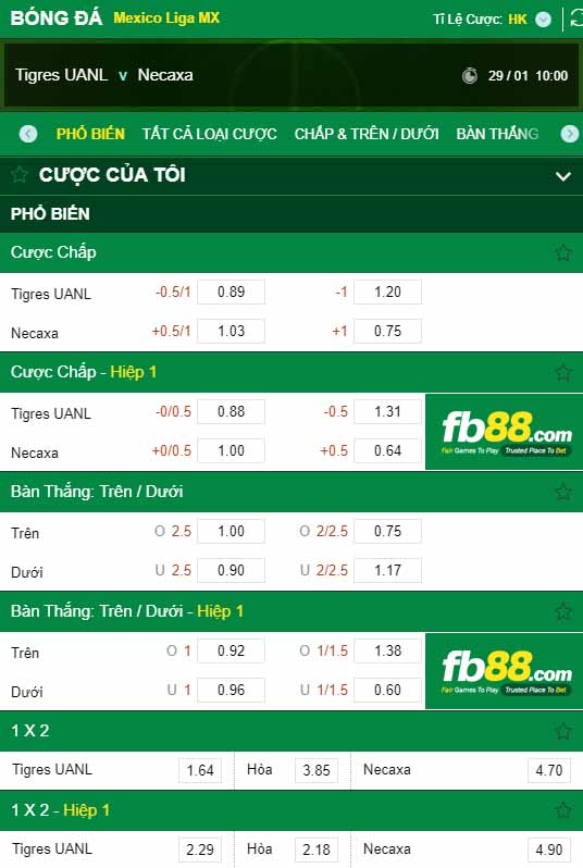 fb88-kèo nhà cái Tigres UANL vs Club Necaxa