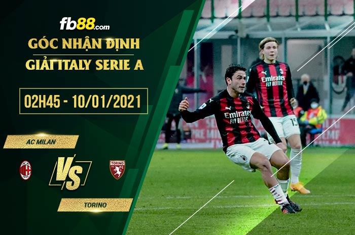 fb88-soi kèo AC Milan vs Torino.