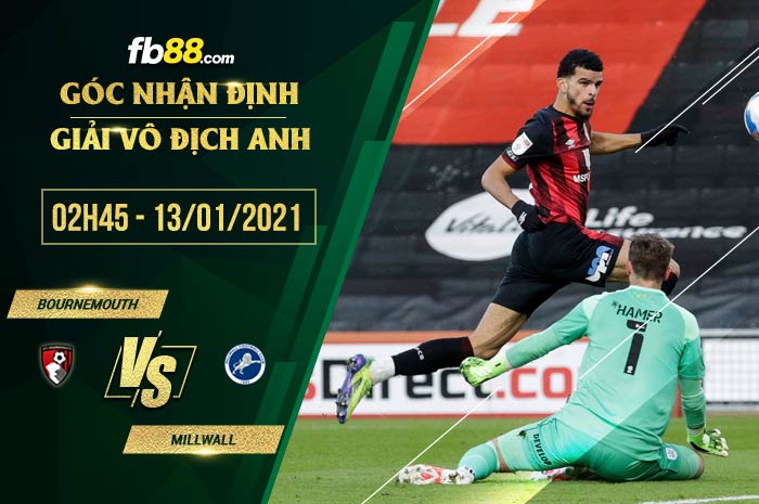 fb88-soi kèo AFC Bournemouth vs Millwall