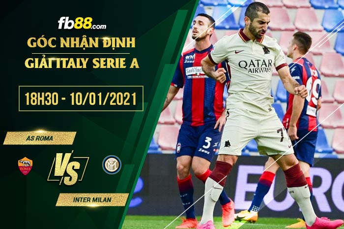 fb88-soi kèo AS Roma vs Inter Milan