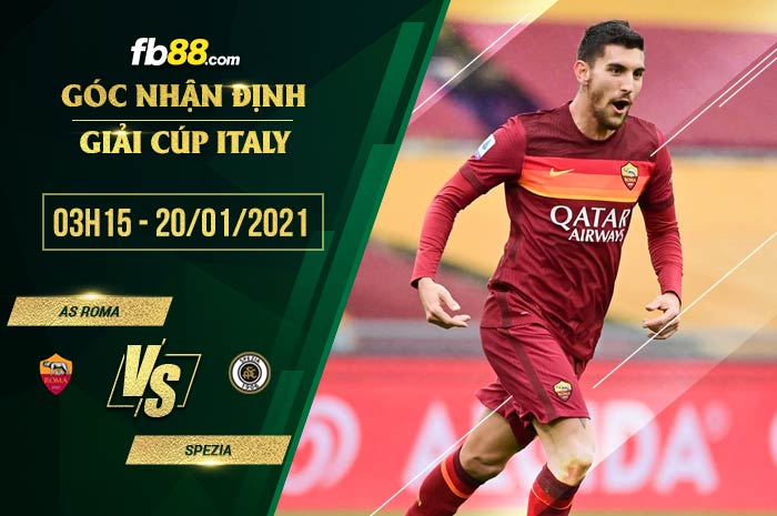 fb88-soi kèo AS Roma vs Spezia