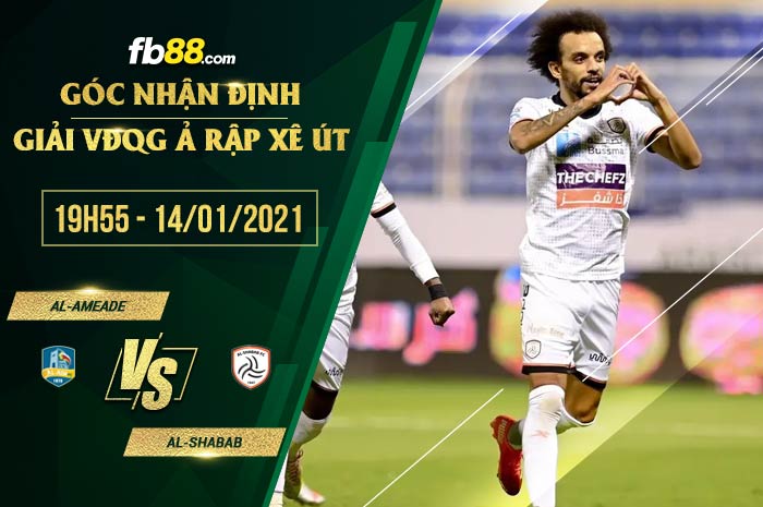 fb88-soi kèo Al-Ameade vs Al-Shabab(KSA)