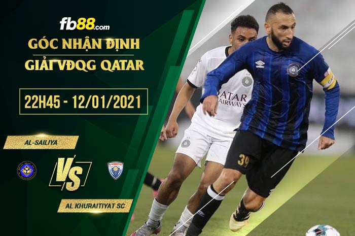 fb88-soi kèo Al-Sailiya vs Al Khuraitiyat SC