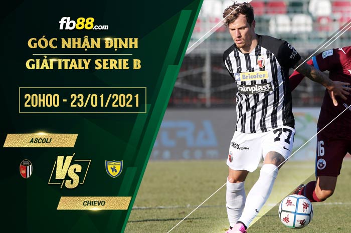 fb88-soi kèo Ascoli vs Chievo