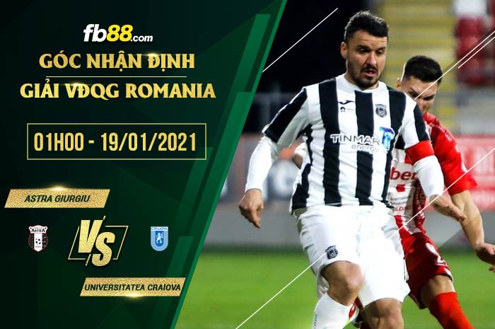 fb88-soi kèo Astra Giurgiu vs Universitatea Craiova