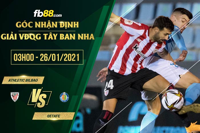 fb88-soi kèo Athletic Bilbao vs Getafe