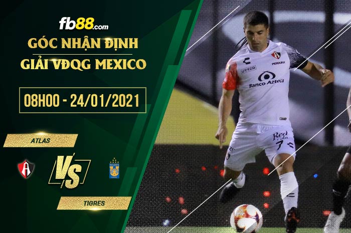fb88-soi kèo Atlas vs Tigres UANL