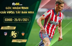fb88-soi kèo Atletico Madrid vs Valencia