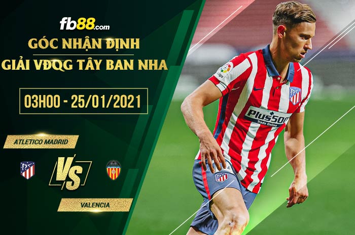 fb88-soi kèo Atletico Madrid vs Valencia