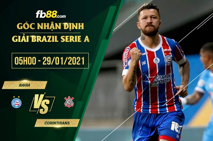 fb88-soi kèo Bahia vs Corinthians