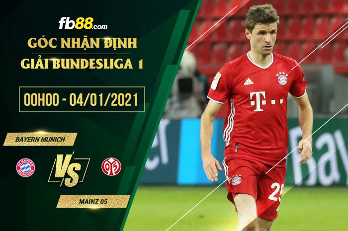 fb88-soi kèo Bayern Munich vs Mainz
