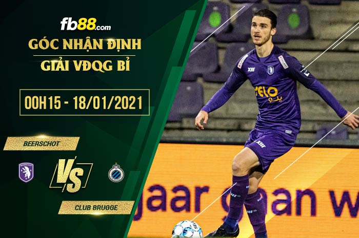 fb88-soi kèo Beerschot Wilrijk vs Club Brugge
