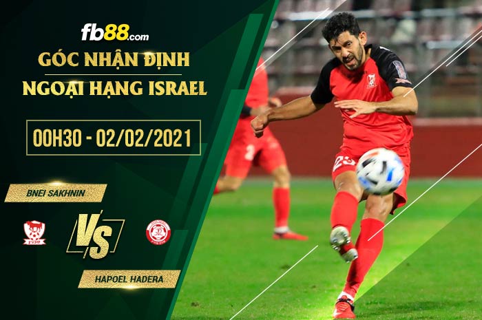 fb88-soi kèo Bnei Sakhnin vs Hapoel Hadera