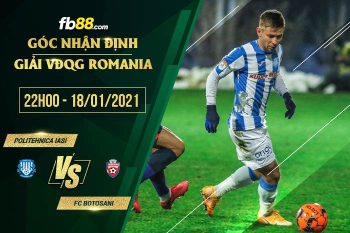 fb88-soi kèo CSM Politehnica Iasi vs FC Botosani