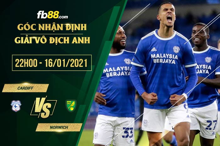 fb88-soi kèo Cardiff vs Norwich City