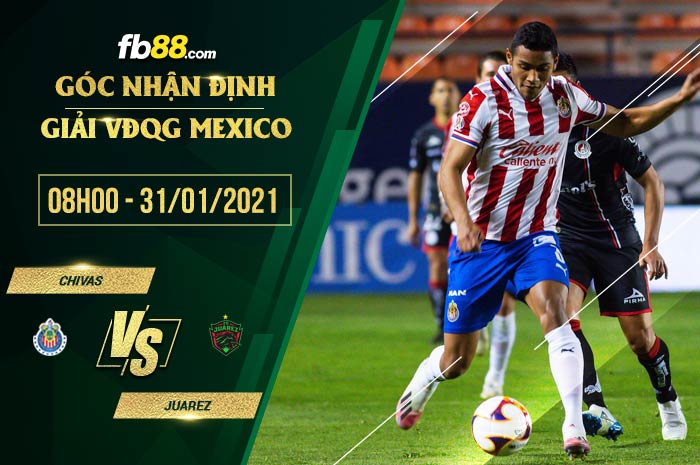 fb88-soi kèo Chivas Guadalajara vs Juarez