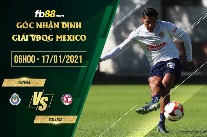 fb88-soi kèo Chivas Guadalajara vs Toluca